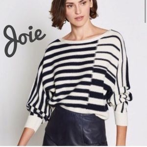 JOIE Maridel Striped Long Sleeved Sweater XS wool cashmere